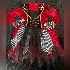 Circus clown costume dress for girl